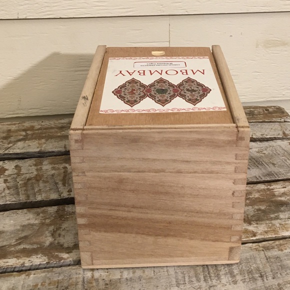 🧳3/$20🧳 MBOMBAY Wood Cigar Box - Picture 4 of 7